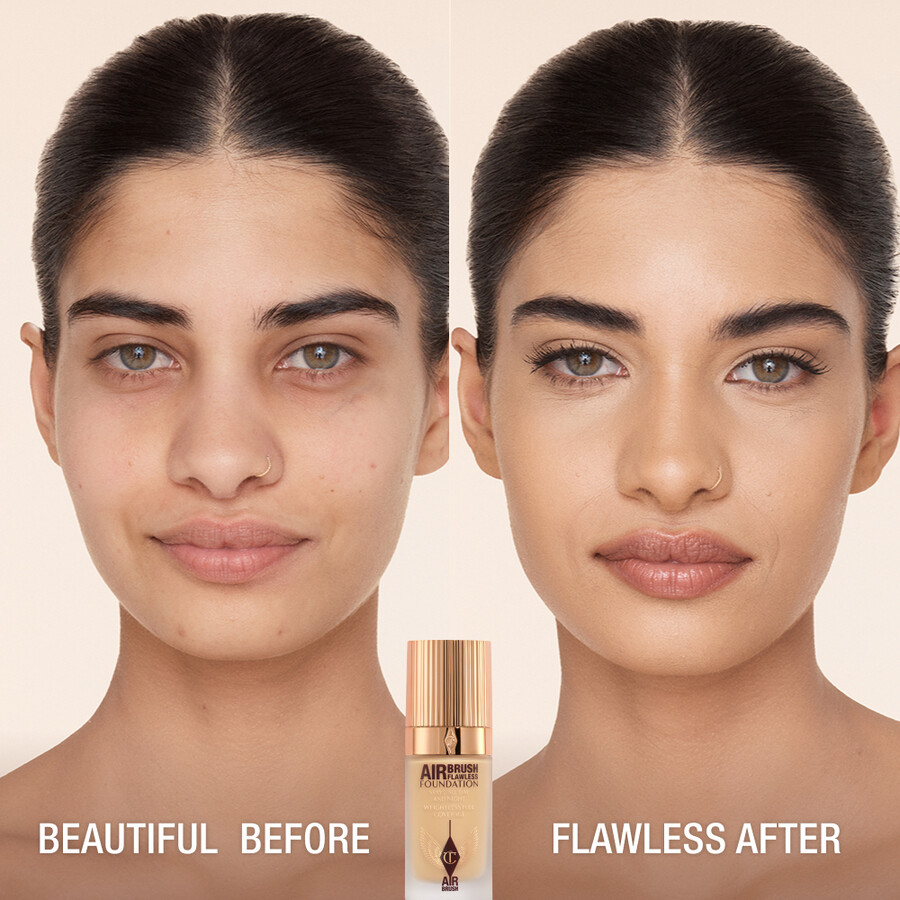 base de maquillaje impecable con aerÓgrafo
