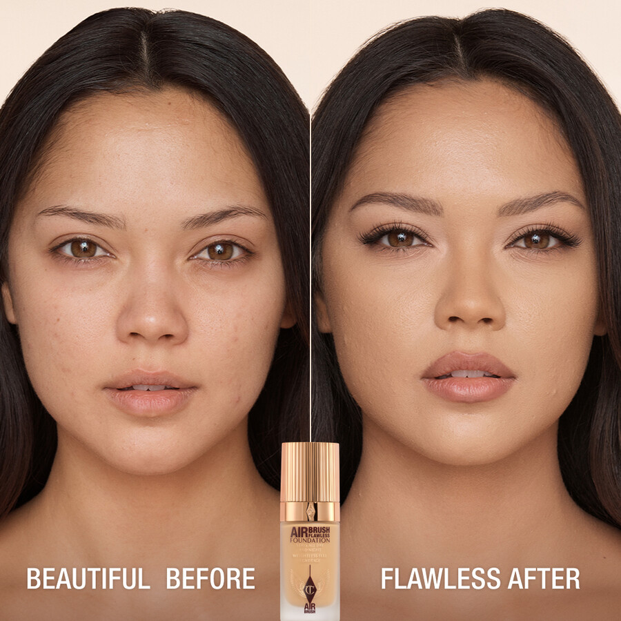 base de maquillaje impecable con aerÓgrafo