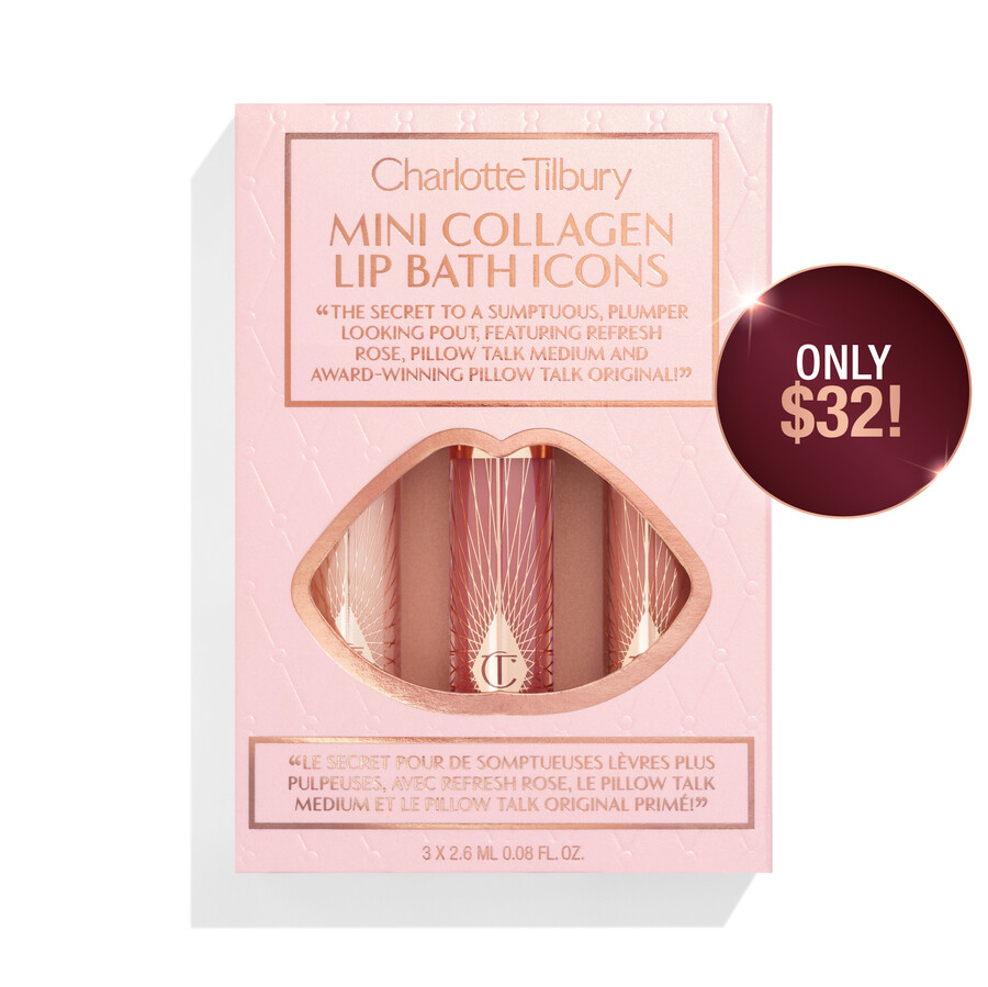 mini iconos de baÑo labial de colÁgeno