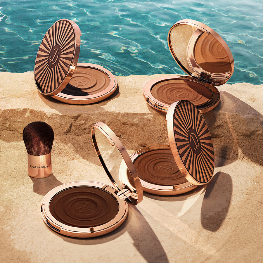 bronceador brillante y bonito para una piel hermosa