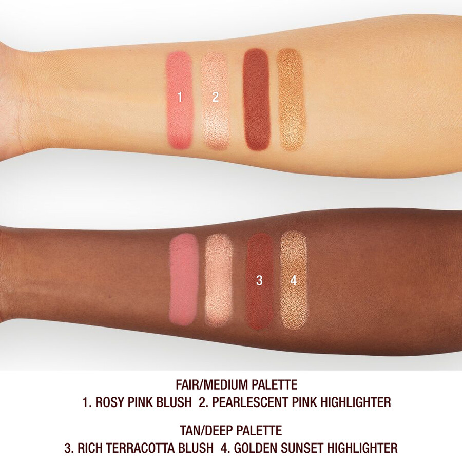 paleta hollywood blush glow glide