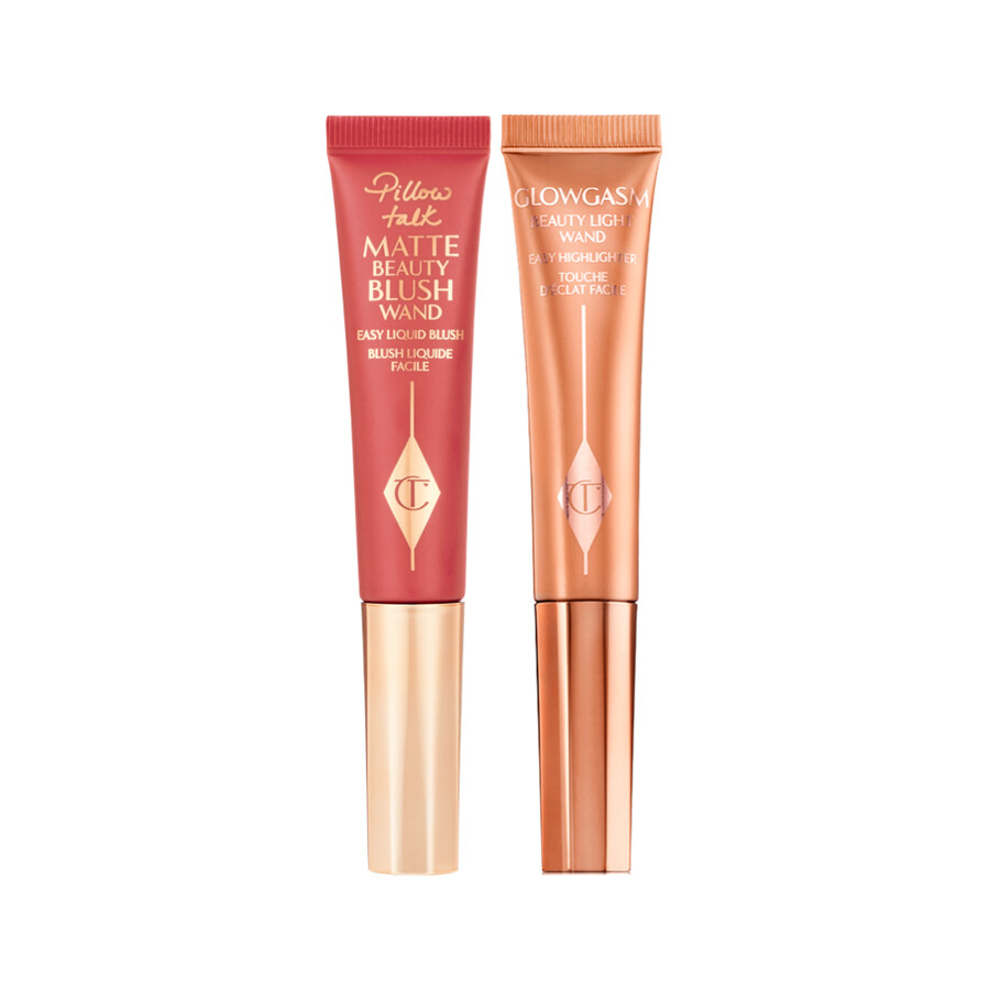 kit de varita de belleza pillow talk glow blush