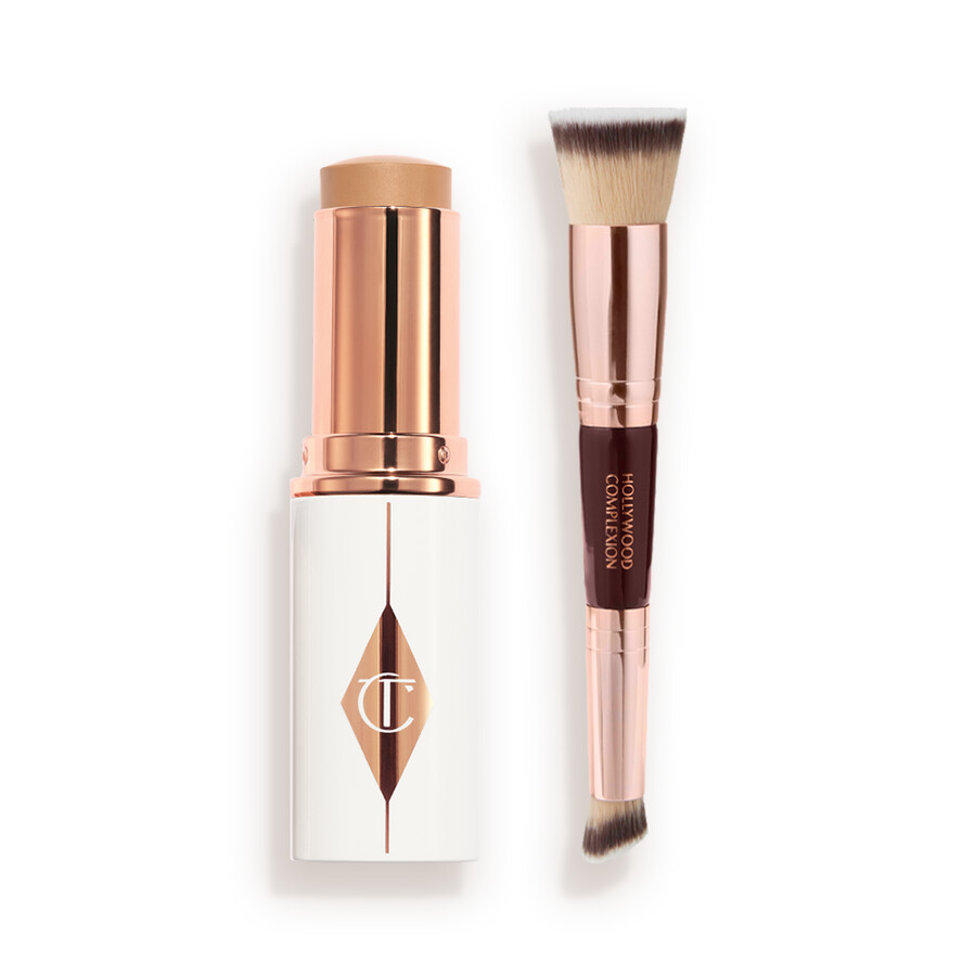 kit de base de maquillaje con tinte brillante unreal skin