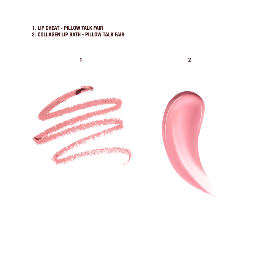 mini duo de labios brillantes pillow talk