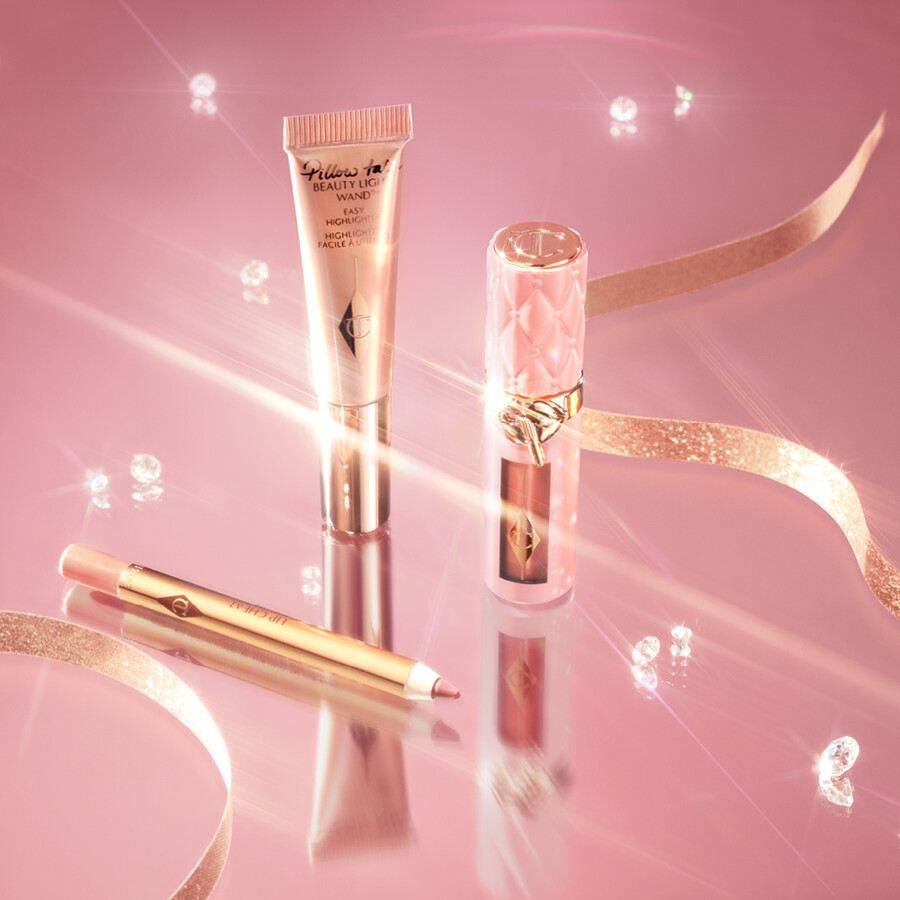 kit iconic para labios y mejillas pillow talk