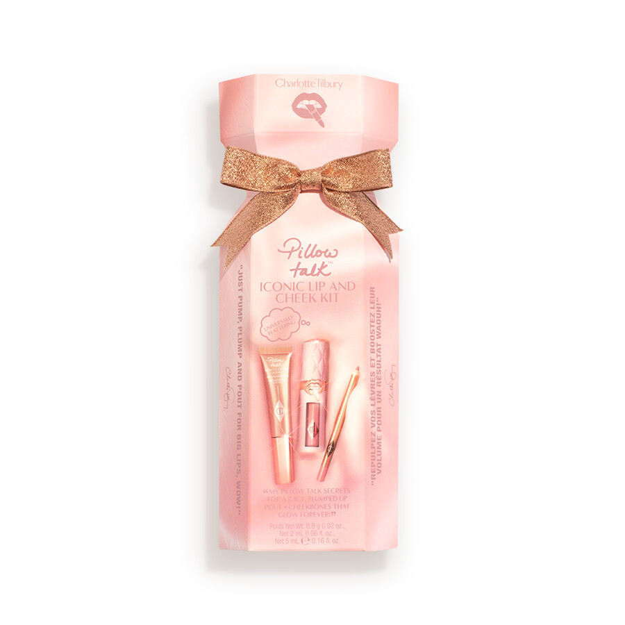 kit iconic para labios y mejillas pillow talk